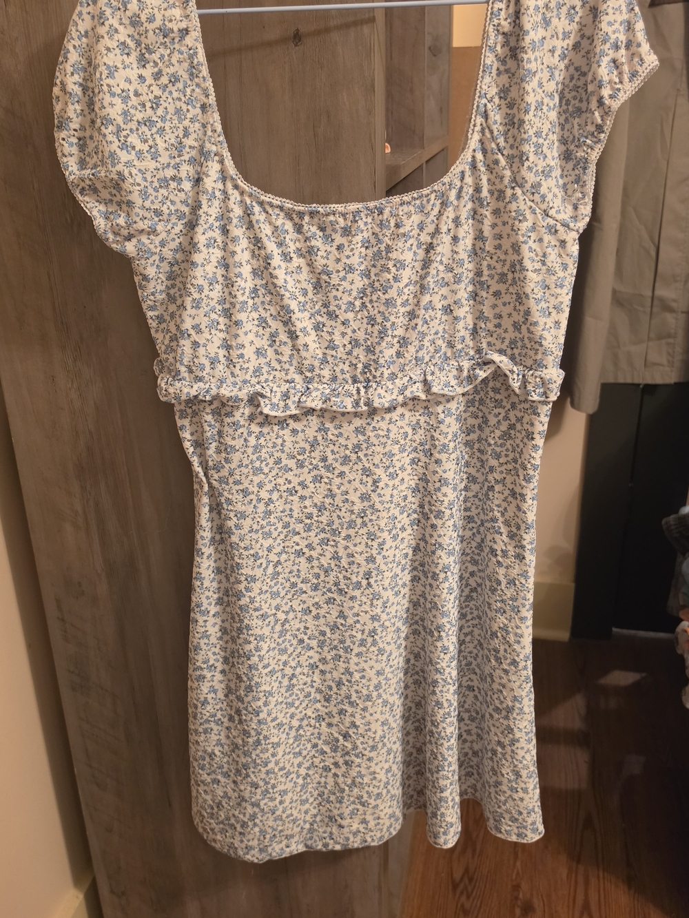 Altar'd State Blue Floral Mini Dress
